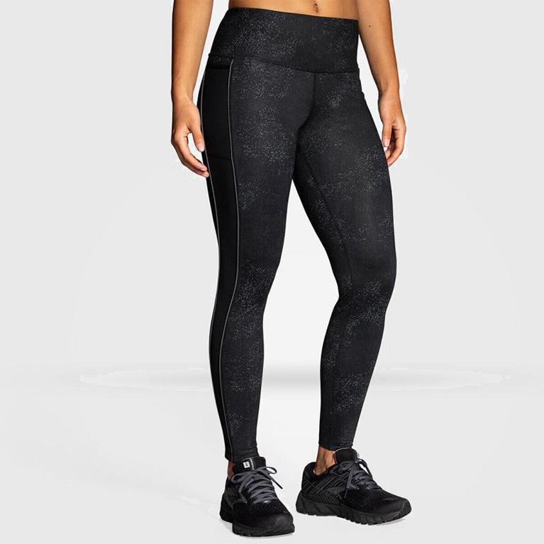 Brooks Greenlight - Leggings Mujer - Gris (INED-80573)